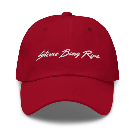 Stevie Bong Rips Dad Hat - R/W